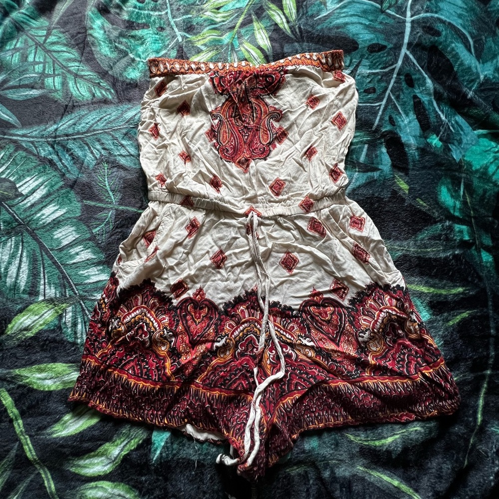 Indian Strapless Romper